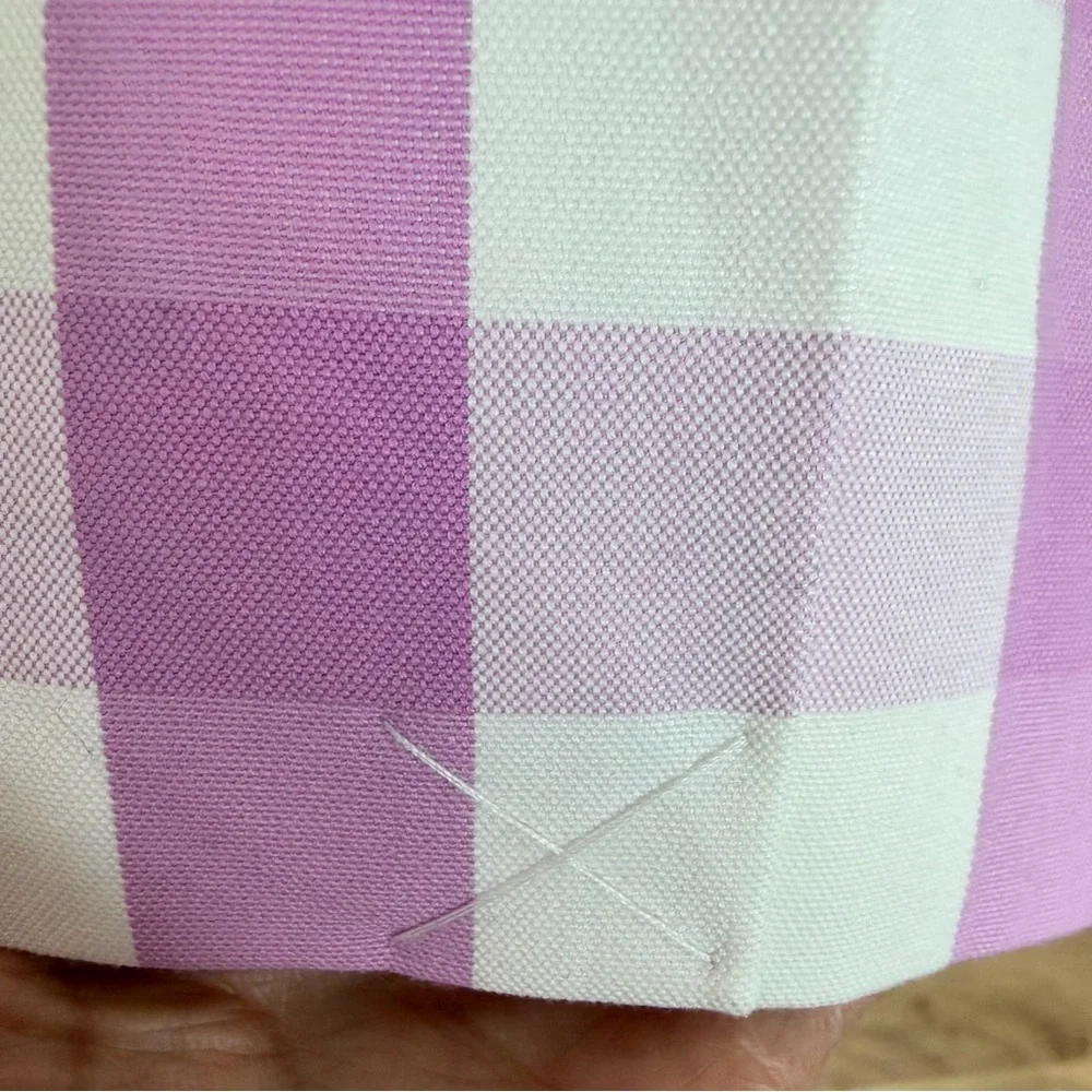 J. Crew Pink Gingham Trench Coat -Size 12-Belted NWT - Picture 7 of 16